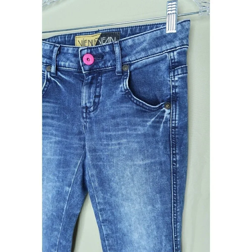 Edwin Something Vienus Capri Jeans Denim Japan Women's Size Small Actual 26x21